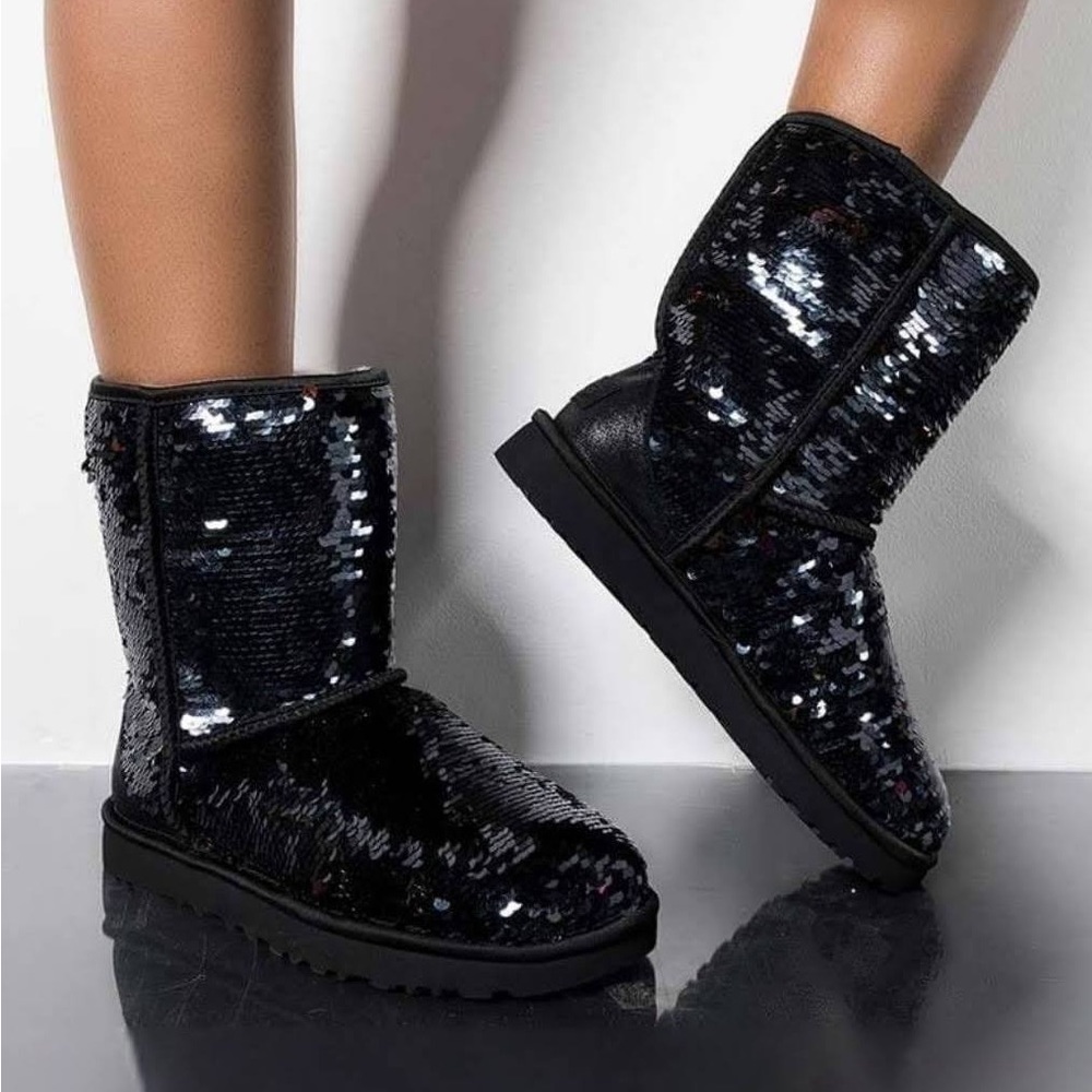 UGG Kids’ Classic Short Chunky Sequin